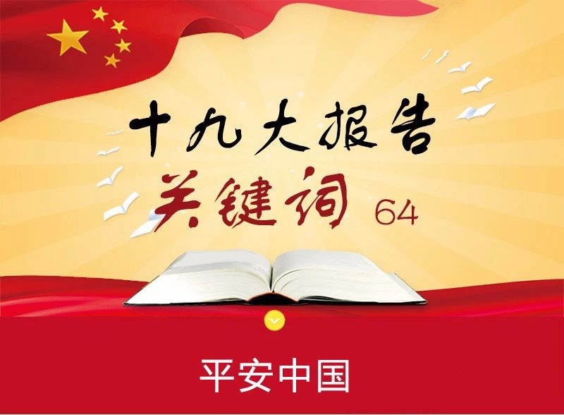 學(xué)習(xí)天地 | 十九大報告關(guān)鍵詞之【平安中國】